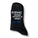 DIEVAI PĖSČIOMIS NEVAIKŠTO, JIE VAŽINĖJA AUDI