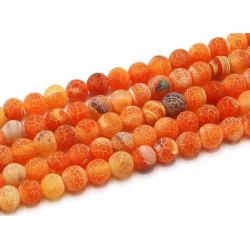 AGATE BEADS, 6MM.