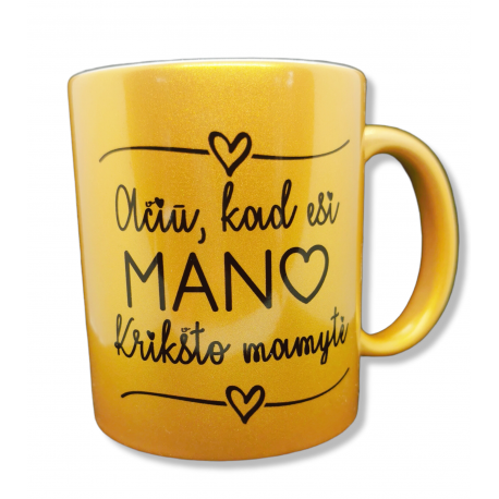 Puodelis Krikšto mamytei