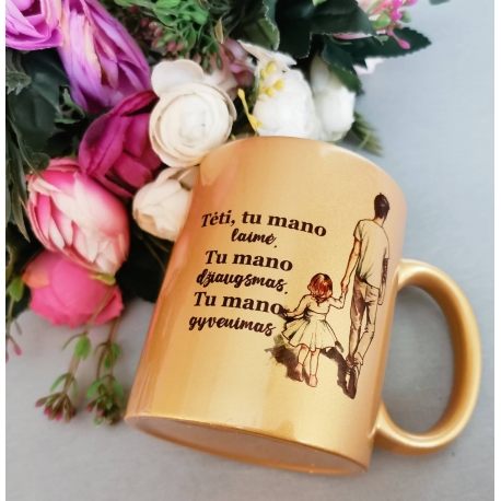 Puodelis tėveliui