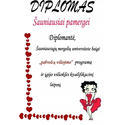 DIPLOMAS - ŠAUNIAUSIAI PAMERGEI