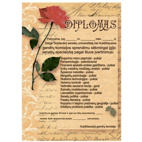 DIPLOMAS SENELIAMS