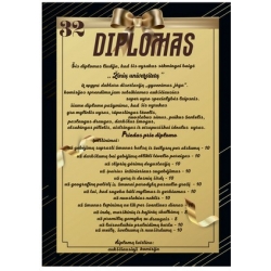 DIPLOMAS VYRUI, 32-Ų METŲ PROGA