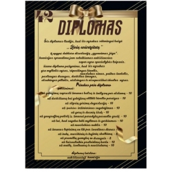 DIPLOMAS VYRUI, 42-Ų METŲ PROGA