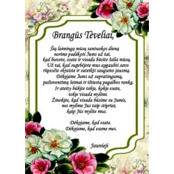 PADĖKA TĖVAMS
