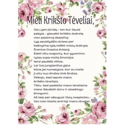 PADĖKA KRIKŠTO TĖVAMS