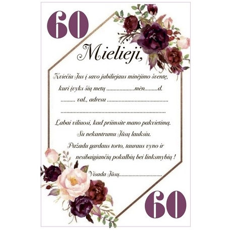 KVIETIMAI, 10VNT.