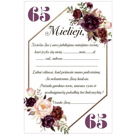 KVIETIMAI, 10VNT.