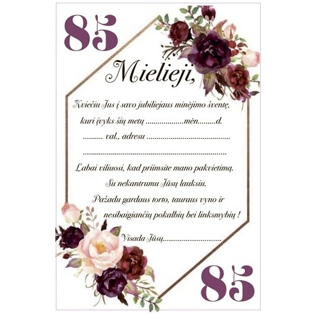 KVIETIMAI, 10VNT.
