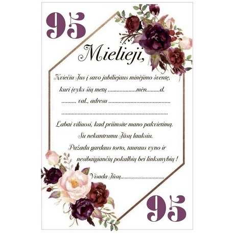 KVIETIMAI, 10VNT.