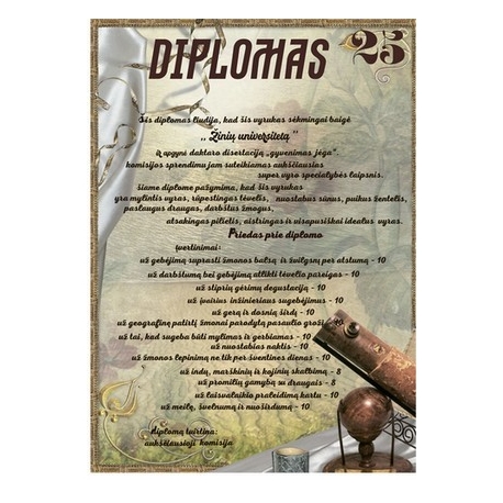 DIPLOMAS 25