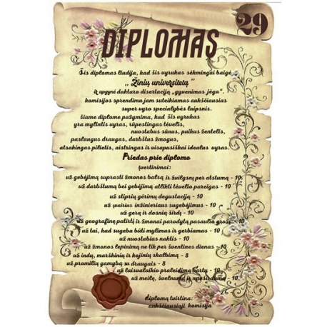DIPLOMAS 29
