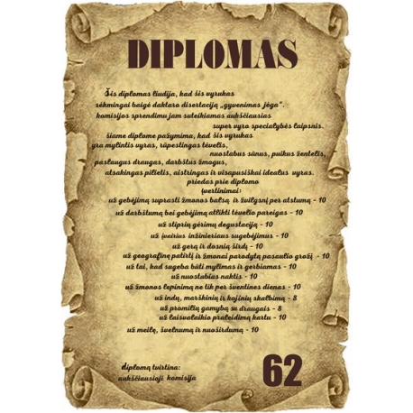 DIPLOMAS 62