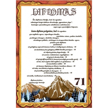 DIPLOMAS 71