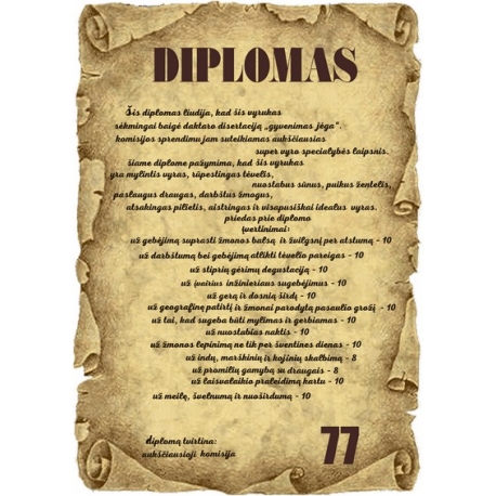 DIPLOMAS 77