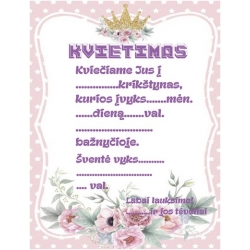 KVIETIMAI 5VNT.
