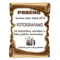 PADĖKA FOTOGRAFAMS