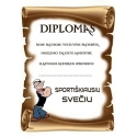 DIPLOMAS SPORTIŠKIAUSIAM SVEČIUI
