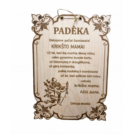 PAKABINAMA LENTELĖ