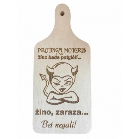 PJAUSTYMO LENTELĖ - PROTINGA MOTERIS