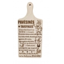PJAUSTYMO LENTELĖ - PAVĖSINĖS TAISYKLĖS
