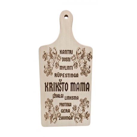 PJAUSTYMO LENTELĖ - KRIKŠTO MAMAI