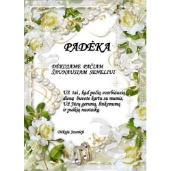 Padėka seneliui