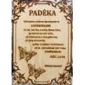 PAKABINAMA LENTELĖ