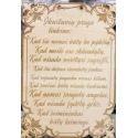 PAKABINAMA LENTELĖ