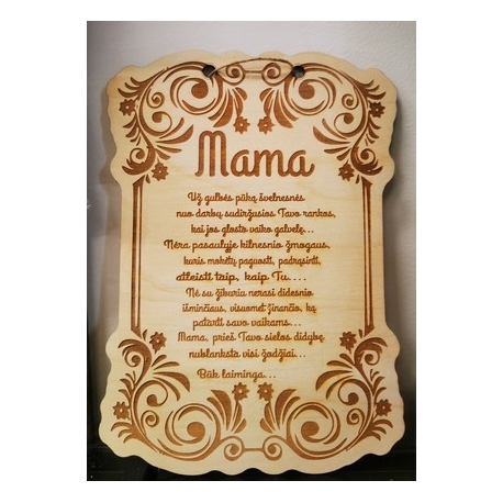 PAKABINAMA LENTELĖ