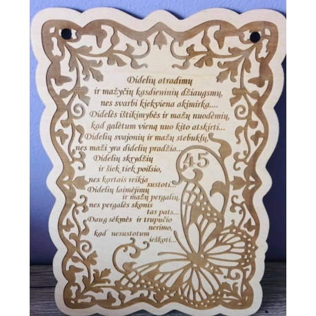 PAKABINAMA LENTELĖ