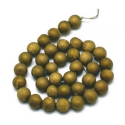 AGATE BEADS, 8MM.
